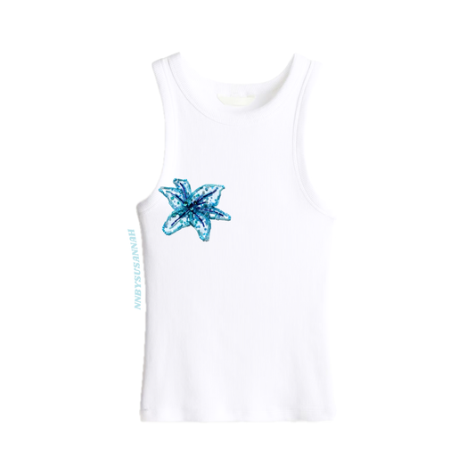 “Lily” Embroidery Tank top